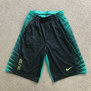 Nike Dri-Fit Basketball Athletic Shorts - Gray, Aqua, Teal - Men's Size Small